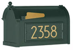Whitehall Modern Streetside Mailbox (Optional Accessories)