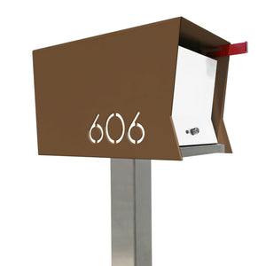 The Original Retrobox in Coconut - Modern Mailbox