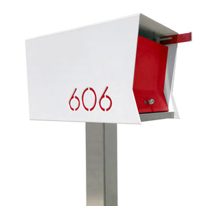 The Original Retrobox in Arctic White - Modern Mailbox