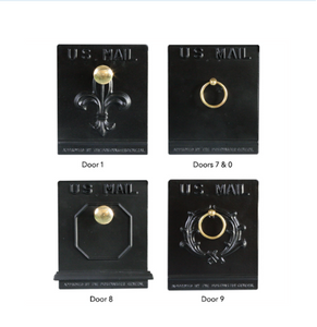 Imperial Mailbox Door 0, 1, 7, 8, 9 (Choose One)