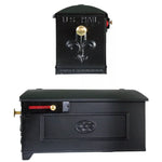 Imperial Decorative Mailbox and Lamp Post Combo # 4