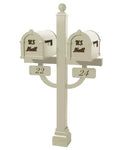 Signature Keystone Series Mailbox and Deluxe Double Mount Post Packages