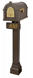 Fleur de Lis Keystone Series Mailbox and Standard Post Packages