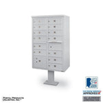 13 Door F Spec Cluster Box Unit with Pedestal
