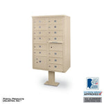 13 Door F Spec Cluster Box Unit with Pedestal