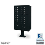 16 Door F Spec Cluster Box Unit with Pedestal