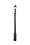 Outdoor Lamp Post with Square Decorative Base # 6
