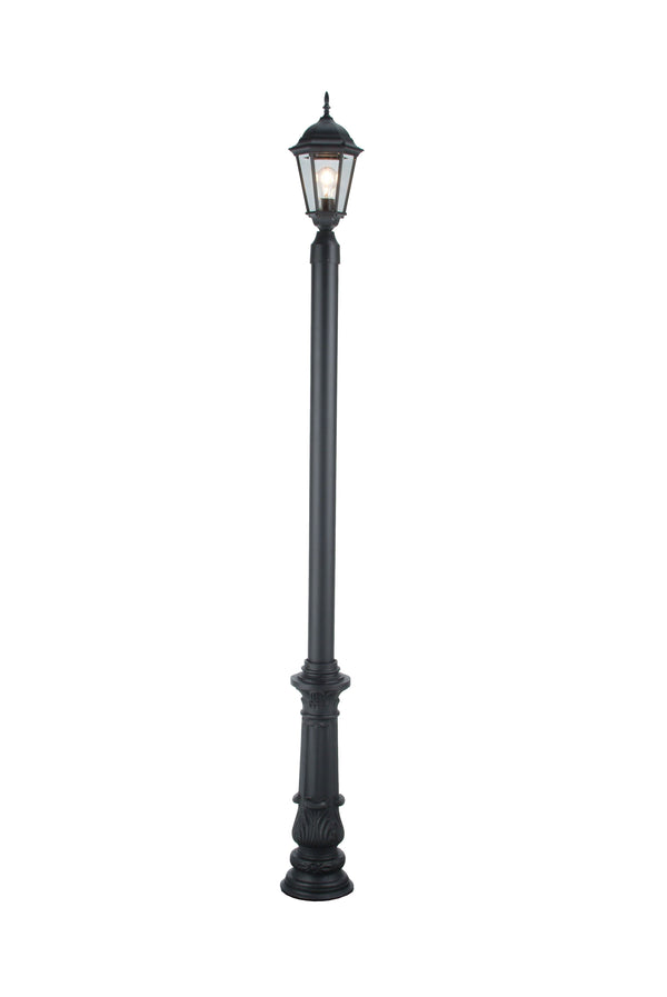 Lamp Post with Base 7 in Decorative Aluminum