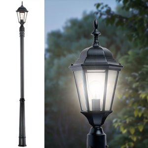 Outdoor Lamp Post with Decorative Base # 3