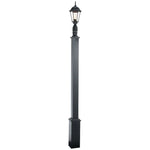 Outdoor Lamp Post with Square Decorative Base # 6