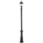Lamp Post with Base 7 in Decorative Aluminum