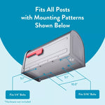 Architectural Mapleton Post Mount Mailbox