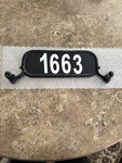 Mailbox Address Number Plate # 3