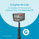 Architectural Oasis Eclipse Locking Post Mount Mailbox