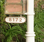 Streetscape Hanging Address Plaque for Mailbox Post