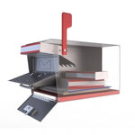 Architectural Oasis Eclipse Locking Post Mount Mailbox