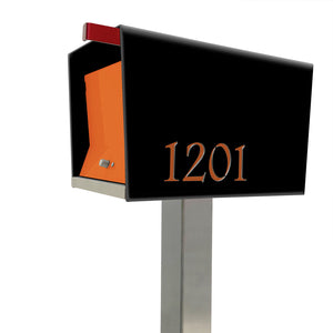 The Original UptownBox in Jet Black - Modern Mailbox