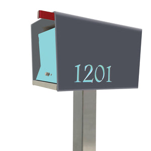 The Original UptownBox in Designer Gray - Modern Mailbox