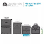 Architectural Oasis Eclipse Locking Post Mount Mailbox