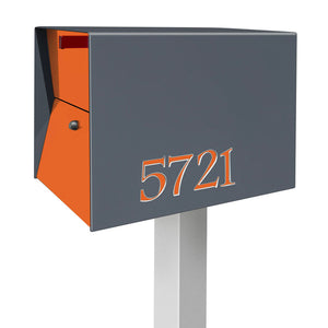 The UpTown Box Locking Package Dropbox DESIGNER GRAY - Modern Mailbox