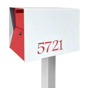 The UpTown Box Locking Package Dropbox in ARCTIC WHITE - Modern Mailbox