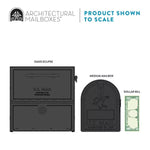 Architectural Oasis Eclipse Locking Post Mount Mailbox