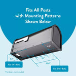 Architectural Chadwick Post Mount Mailbox