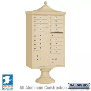 3316R-U-Cluster Mailbox-Sandstone