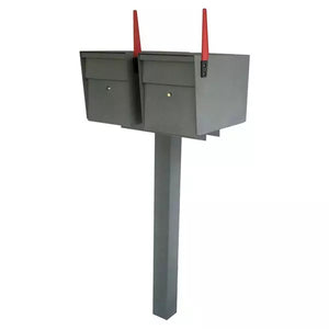 mb-double-package-Multi-Family Mailbox & Post Combo-Granite