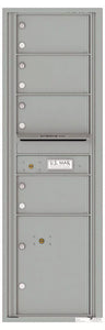 4C15S-04-4C Horizontal Mailbox-Silver Speck