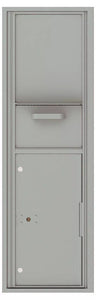 4C15S-HOP-4C Horizontal Mailbox-Silver Speck