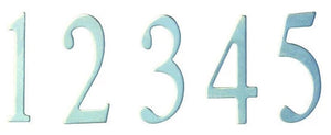 2 inch Stainless Steel Curbside Mailbox Numbers