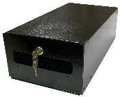 Black lockable insert for Keystone Gaines Mailboxes w/ two keys