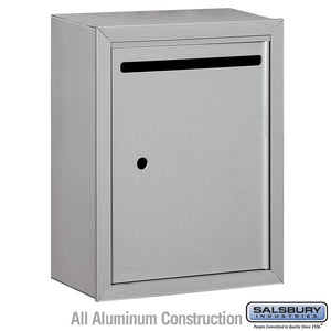 Salsbury 2240AU Letter Box - Standard - Surface Mounted - Aluminum - USPS Access