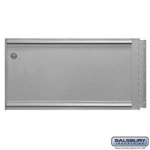 Salsbury 2285 Rear Cover - Locking - for Aluminum Drop Box -