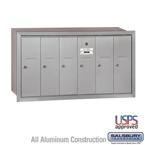 3506RU-Vertical Apartment Mailbox-Aluminum