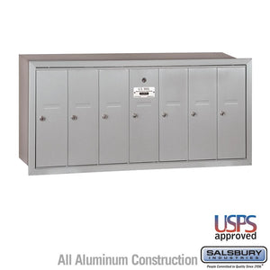 3507RU-Vertical Apartment Mailbox-Aluminum