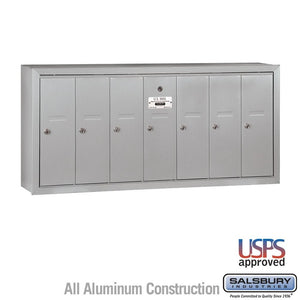 3507SU-Vertical Apartment Mailbox-Aluminum