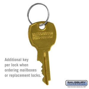 Salsbury 3598 Additional Key Per Lock For Vertical Mailboxes