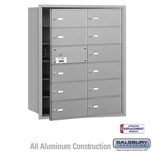 3612FU-4B Horizontal Mailbox-Aluminum