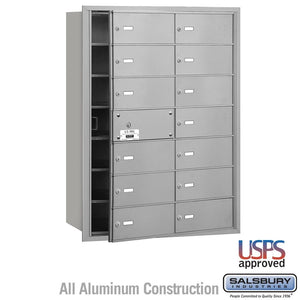 3614FU-4B Horizontal Mailbox-Aluminum