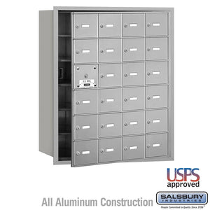 3624FU-4B Horizontal Mailbox-Aluminum