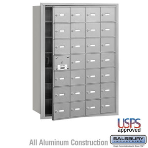 3628FU-4B Horizontal Mailbox-Aluminum