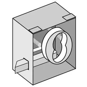 Salsbury 3693 Lock Cylinder Installations 4B+ Horizontal Cylinder And Housing