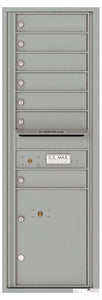 4C14S-07-4C Horizontal Mailbox-Silver Speck