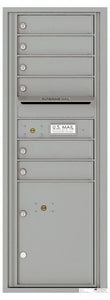 4C13S-06-4C Horizontal Mailbox-Silver Speck