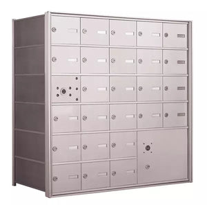 140065PLA-4B Horizontal Mailbox-Anodized Aluminum