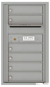 4C08S-06-4C Horizontal Mailbox-Silver Speck