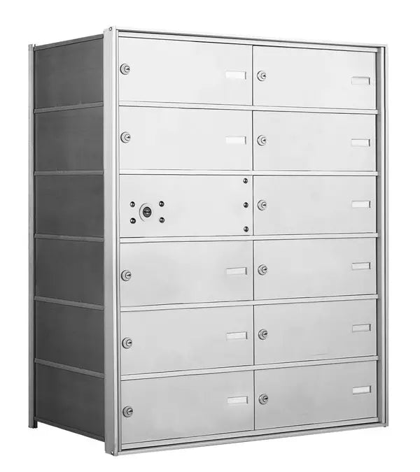 1400 Series Front-Loading Horizontal Mailboxes - 11 Double Wide Tenant Doors