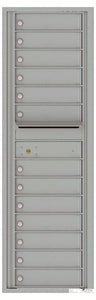 4C15S-13-4C Horizontal Mailbox-Silver Speck